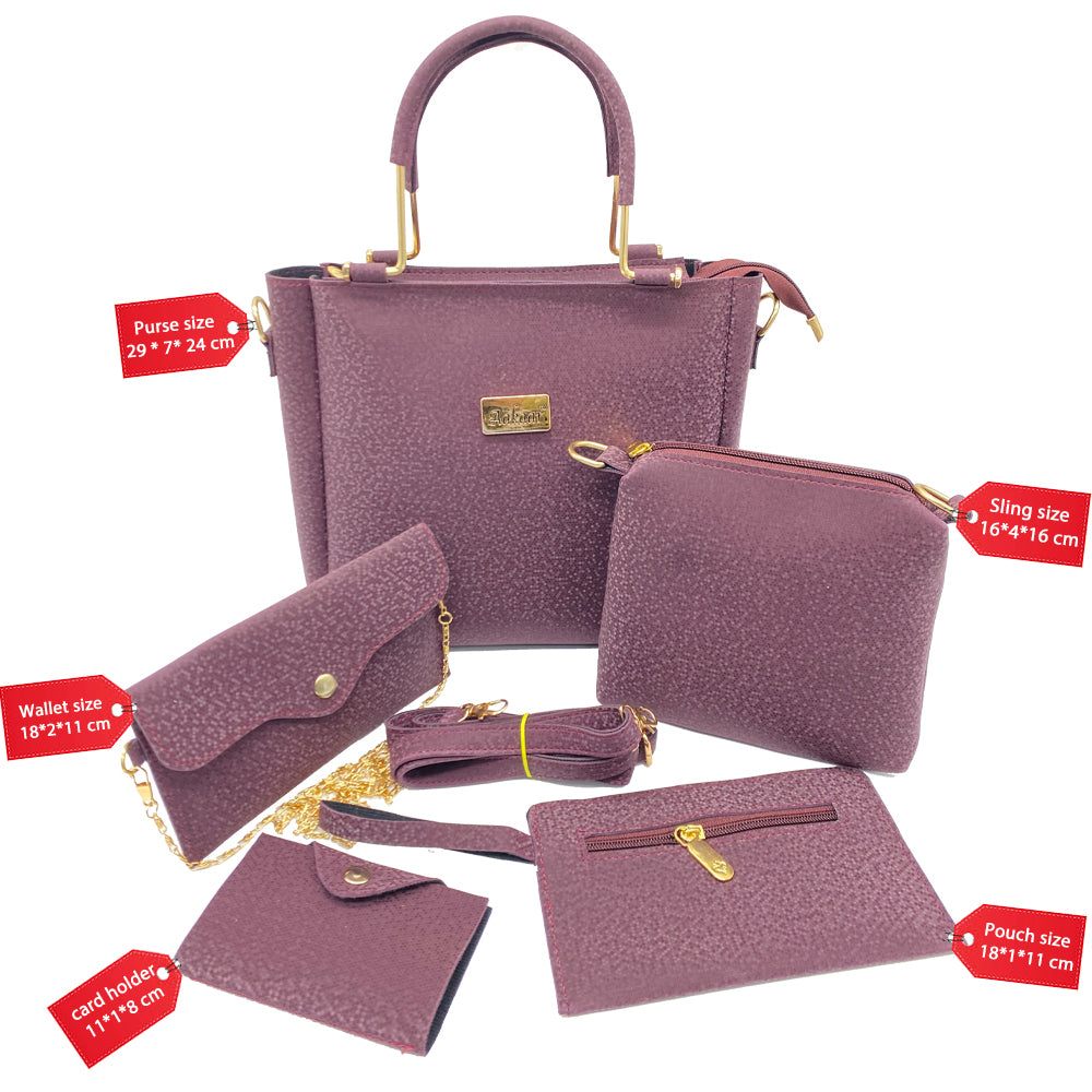 Pu Leather Zara 5 Pc Combo Bags at Rs 350/bag in Mumbai | ID: 21929932212