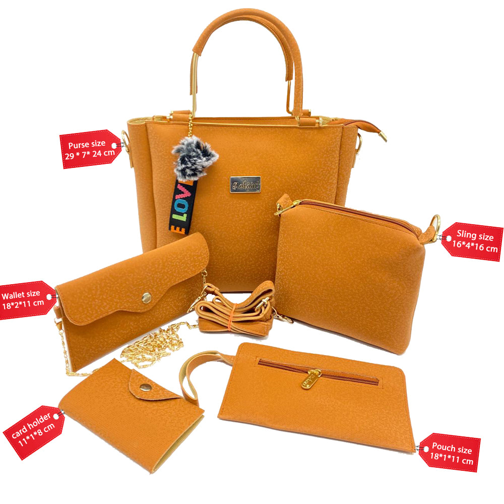 Golden Leather MK Ladies Hand Bags Combo at Rs 1200/set in Muzaffarpur |  ID: 22712995188