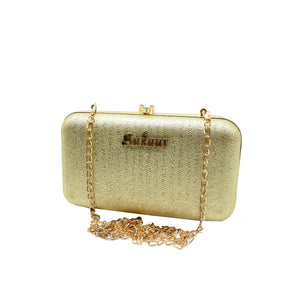 Metal Frame Shimmer Aakaar Fitting Clutch - myStore20202019