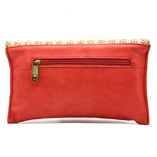 Load image into Gallery viewer, Two In One Jute Stone Flap Envelope Women Clutch - myStore20202019
