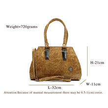 Load image into Gallery viewer, Two In One Single Zip Plain Jelly Finish Ladies HandBag - myStore20202019
