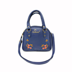 Women's Indian Sling Bag With Flower Leaf Embroidery Design - myStore20202019