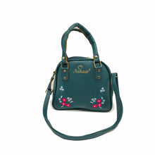 Load image into Gallery viewer, Women&#39;s Indian Sling Bag With Flower Leaf Embroidery Design - myStore20202019
