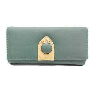 Women's Indian Wallet With Buckle Button Fitting Design - myStore20202019